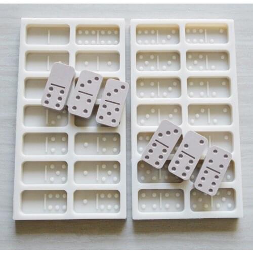 New Domino Silicone Mold DIY Epoxy Resin Resin Crafts Clay Mould