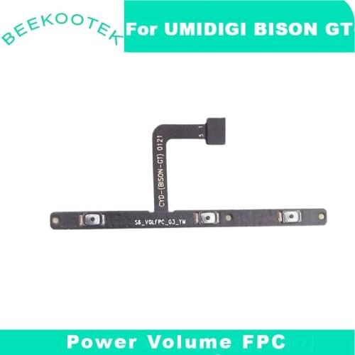 New Original BISON GT Phone Power Volume Cable FPC Accessories replacement parts For UMIDIGI BISON GT 6.67 inch Phone