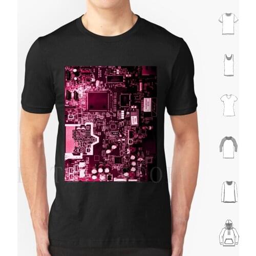 Circuit Board 2 T Shirt Diy Big Size 100% Cotton Electronic Circuit Board Pop Art Integrated Computer Technology Chip