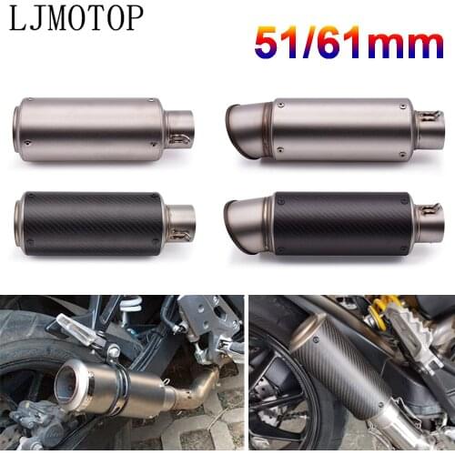 Motorcycle exhaust Pipe SC GP Racing Project escape Exhaust Muffler For honda cb190r cb1000r monkey yamaha nmax tmax 500 530