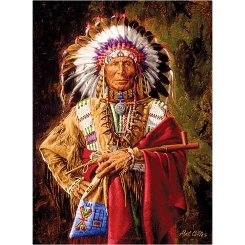 Embroidery Counted Cross Stitch Kits Needlework - Crafts 14 ct DIY Arts Handmade Decor - Chief of the Rosebud