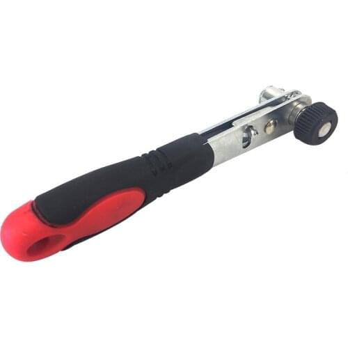 1/4 mini wrench DIY rubber handle red and black handle ratchet wrench air handle head screw knife Rod 6.35