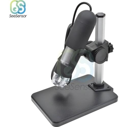 1000X USB Microscope Digital Microscope Magnifier Camera 8 LED Light with Stand