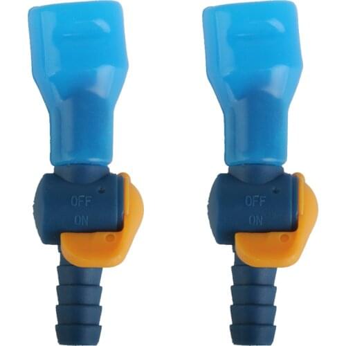 2 Pcs Sports Bicycle TPU Water Bag Replacement Bite Valve Hydration Pack Water Bag Mouth Suction Piping Nozzle