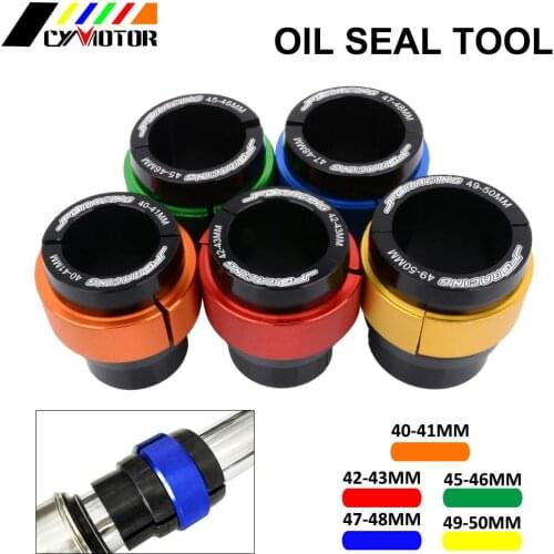 40-50MM CNC Fork Front Shock Absorber Oil Seal Tooling Driver Install For YAMAHA KTM SX XC EXC XCW XCF XCFW 150 250 350 450 530