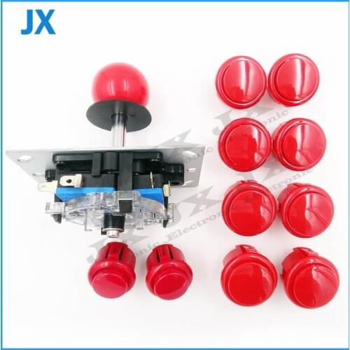 DIY arcade joystick 10 buttons all black for pc controller computer game Arcade Sticksss new for Consoles