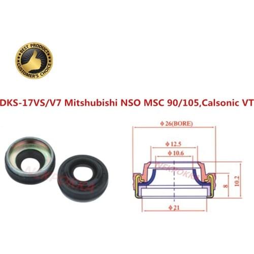 Free shipping, Compressor oil seal for V7 V5 / DKS 17C / MSC 90,MSC 105,Calsonic VT