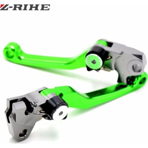CNC Pivot Foldable Clutch Brake Lever Dirt Bike Off Road For Kawasaki KX250F KX450F 2013 2014 2015 2016 2017 HONDA CR CRF XR XL