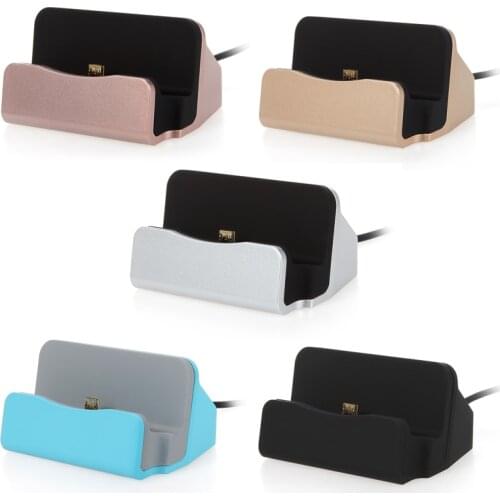 Micro USB Docking Station Desktop Dock Stand Charging For Samsung S7 S6 edge A10 M10 A7 2018 Redmi 9A 9C 7A 6A Phone Charger