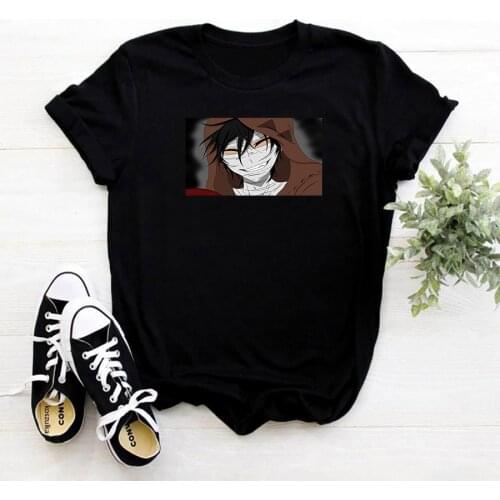 Angel of Death T-Shirt Summer Women Japanese Anime Short Sleeve Isaac Zack Foster Kawaii Hip Hop Unisex Raychel Tshirts
