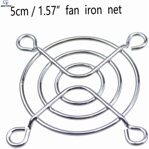Gdstime 50pcs 50mm Iron Net High Quality PC DC Fan Grill Protector Metal Finger Guard Cover for 5cm Cooling Fan wholesale
