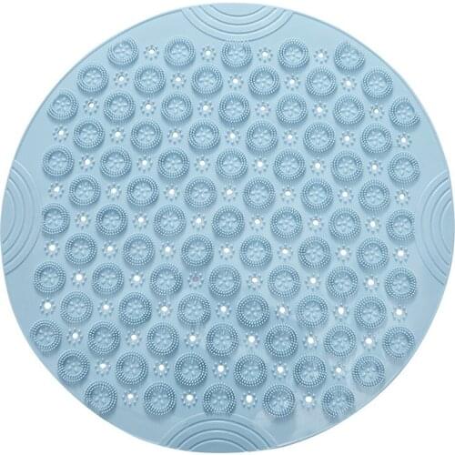 PVC Foot Washer Bath Shower Back Massage Mat Sole Foot Brush Bathroom Suction Cup Mat Non-slip Massage Cushion EK-New