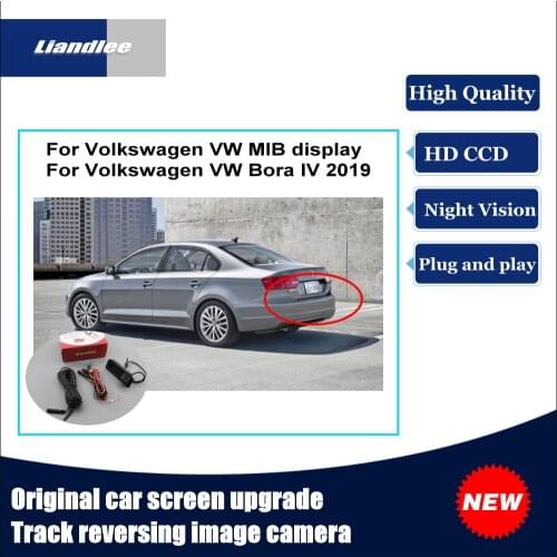 Liandlee For Volkswagen VW Bora IV 2019 Original Car Screen Upgrade Lossless Reversing Track Image Camera HD Night Vision
