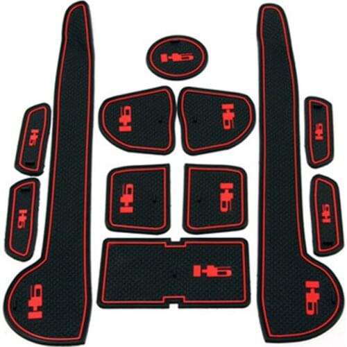 Lsrtw2017 PVC Car Door Slot Pad Gear Cup Dashboard Anti-slip Mat for Haval H6 2011 2012 2013 2014 2015 2016 2017 2018 2019 2020