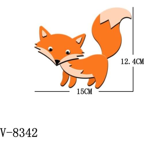 New fox Wooden Dies Cutting Dies Scrapbooking /Multiple Sizes /V-8342