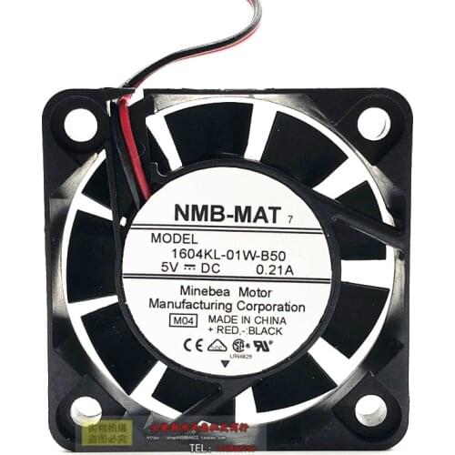 New original 1604KL-01W-B50 4010 4cm 5V 0.21A North and South Bridge hard drive dual ball cooling fan