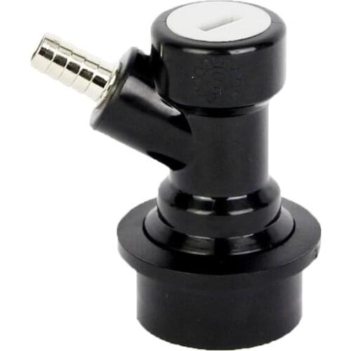 Premium Ball Lock Disconnect (Black/Liquid) - Barbed