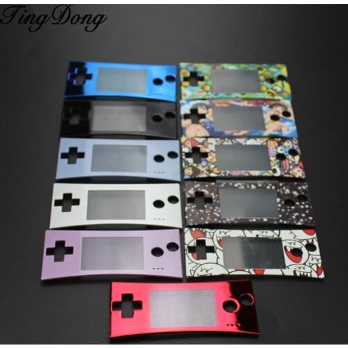 Front Faceplate Cover Replacement for GameBoy Micro for GBM Front Case Housing Repair Part