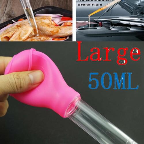 LARGE 50ML Pipette Graduated Dropper Baster Water Transfer Cleaner Aquarium Food