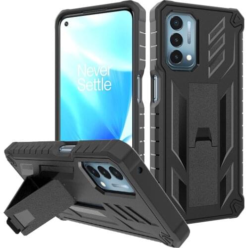 Heavy Duty Belt Clip Rugged Armor Shockproof Case For OnePlus Nord N200 5G Double Layer Protection Built-in Kickstand Back Cover