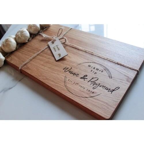 Engraved Wood Cutting Board, Personalized Wedding Gift, Custom Engraved Cutting Board Anniversary gift, Wedding Gift for Couple
