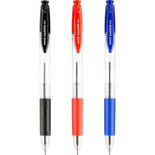 12 Baoke B56 Press Ballpoint Pen 1.0mm Student Oil Pen Press Bullet Point Office Supplies Ball Pen High-end Writing Pen