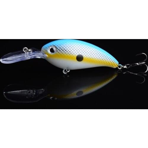 1Pcs Crank Fishing Lure 10cm 14g Top Water Deep Diving Wobblers Tackle Artificial Hard Bait Swimbait Carp Bass Minnow Crankbait