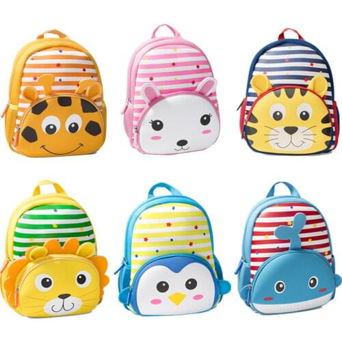 2019 New Toddler Kid Boy Girl 3D Cartoon Animal Backpack Children Cute Nursery kindergarten School Bag Rucksack