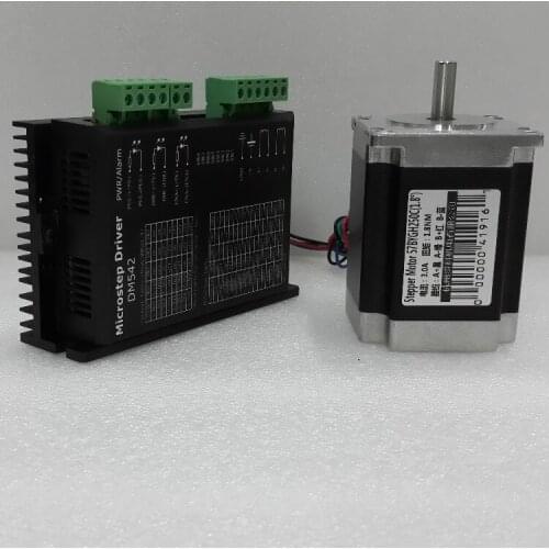 DM542+57BYGH250C(78mm)1.8N.M DC24-50V Stepper Motor 57 motor NEMA23 Stepper Motor 3A CNC Laser Grind Foam CNC Machine