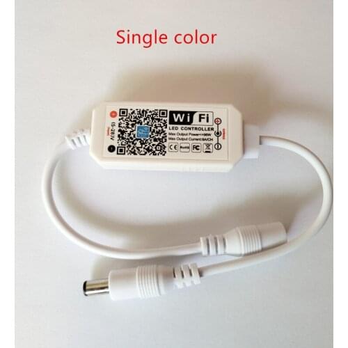 LED Controller Third party Voice control Music WiFi remote Controller 5050 RGB RGBW SINGLE COLOR led strip light
