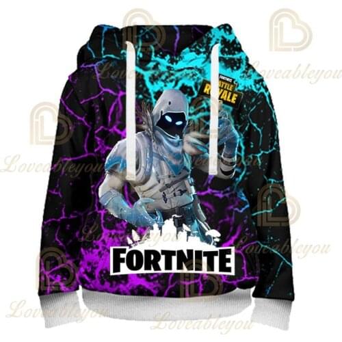 Battle Fortnite Victory Royale Game 3d Sweatshirt Boys Girls Tops Hoodies Teen Clothes Shoot Hero Childrens Wear Kids Hoodie