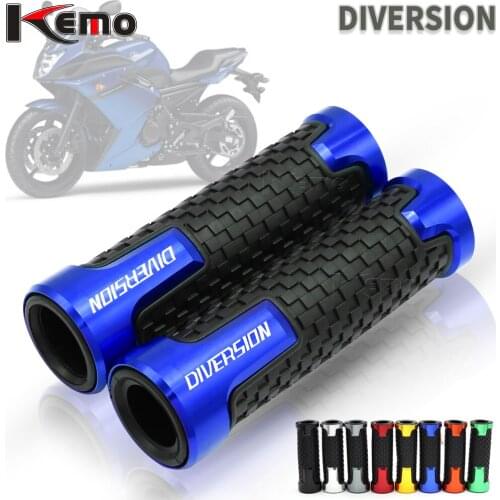 For YAMAHA DIVERSION 7/8" 22mm Universal Motorcycle Accessories CNC Aluminum Handlebar Hand Grips Handle Bar End Grip
