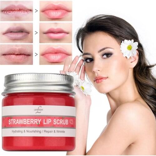 Moisturizing Lip Scrub Cream Mask Smooth Exfoliating Lip Balm Scrub Nourishing Remove Dead Skin Gel Women Lips Care Beauty TSLM1