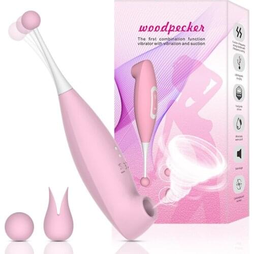 G Spot Clit Vibrator 8 Frequency Powerful Clitoral Vibrators Quick Orgasm Stimulator Sex Toys With 3 Replaceable Heads Of Stick