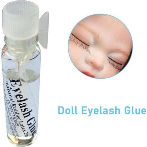 2ml Hot Sale New Doll Change Makeup Fake Eyelashes Transparent Glue Glue With Bottle Glass Small J9T8
