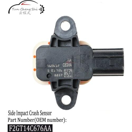 2013 2014 2015 2016Front RIGHT Side Impact Crash Sensor F2GT-14C676-AA F2GT14C676AA Fits for Lincoln MKX