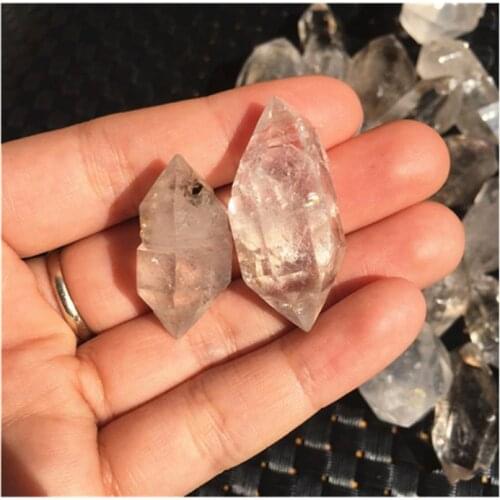 Herkimer Diamond Natural White Crystals Healing Stones For Decoration