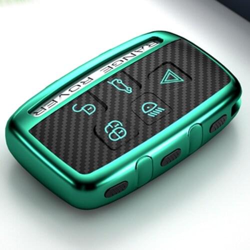 Car key case for jaguar xf xj for land rover freelander 2 protection cover auto holder shell keychain car-styling accessories