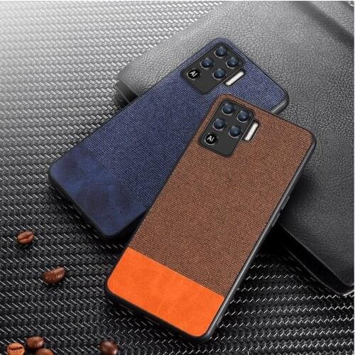 Luxury Cloth case For OPPO F19 Pro A74 A94 Case soft tpu Phone case For OPPO Find X3 Lite Neo A53 A32 A93 A72 A93 A73