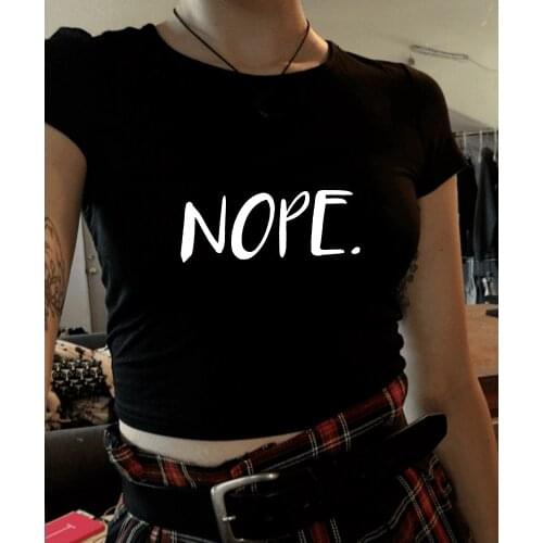 Summer Women Letter Printing T Shirt Harajuku Cotton Crop Top T-Shirts Short Sleeve Basic Tees Korean Simple Casual Female