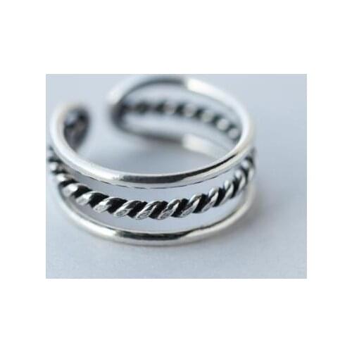 Punk Lines Rings For Women Girls Fashion Irregular Finger Rings Gift 2021 Female Jewelry Party