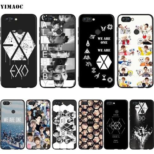 YIMAOC Kpop EXO Silicone Case for Huawei Honor Mate P smart Y7 Y9 8C 30 20 10 8x Nova 3i 3 Lite Pro Prime 2018 2019