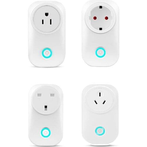 1pcs EU UK AU US Smart Plug WiFi Remote Control with Alexa Voice control Timing on/off The Power Google Home Electric Socket