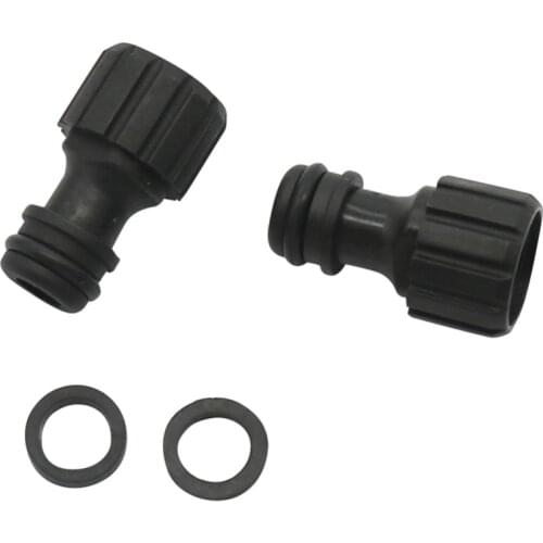 Water pump connector 18mm Female Thread Nipple Quick connector Irrigation Plumbing Aquarium Hose Coupling 2 Pcs