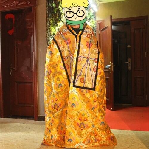 Tibetan Buddhist Supplies Mahayana Buddhism Lamasery Celebration Monk Costume Handmade Meditation Clothes Tibet Buddist Robes