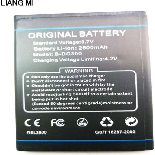 Built-in Phone Battery BDG300 B-DG300 For DOOGEE DG300 3.7V 2500mAh High Capacity Replacement with phone stander