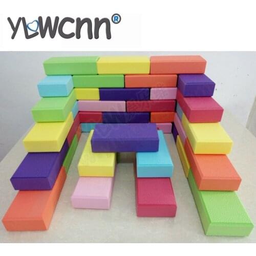 YLWCNN EVA Soft Toy Bricks Building Block Yoga Games Play Center Indoor Playground Park For Children