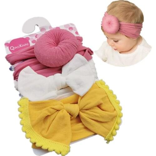 Baby Hair Band Hairwear Baby Infant Head with Headbands for Girls Bebe Accessorios Adorn Hair Ribbon Tie Suit Bowknot Headdress