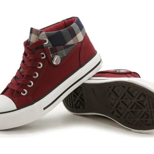 2021 Spring and summer new high-top canvas shoes female Korean student ins Harajuku small black shoes lace-up shoes