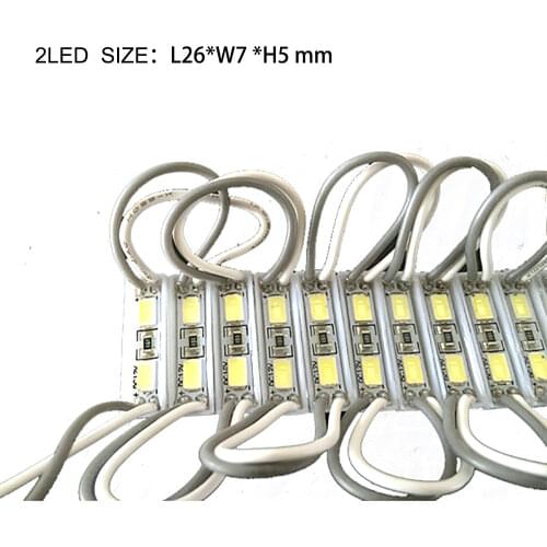 1000Pcs/Lot DC 12V Mini LED Lighting Module 5730 SMD Waterproof IP66 Led Backlight For Advertising Box